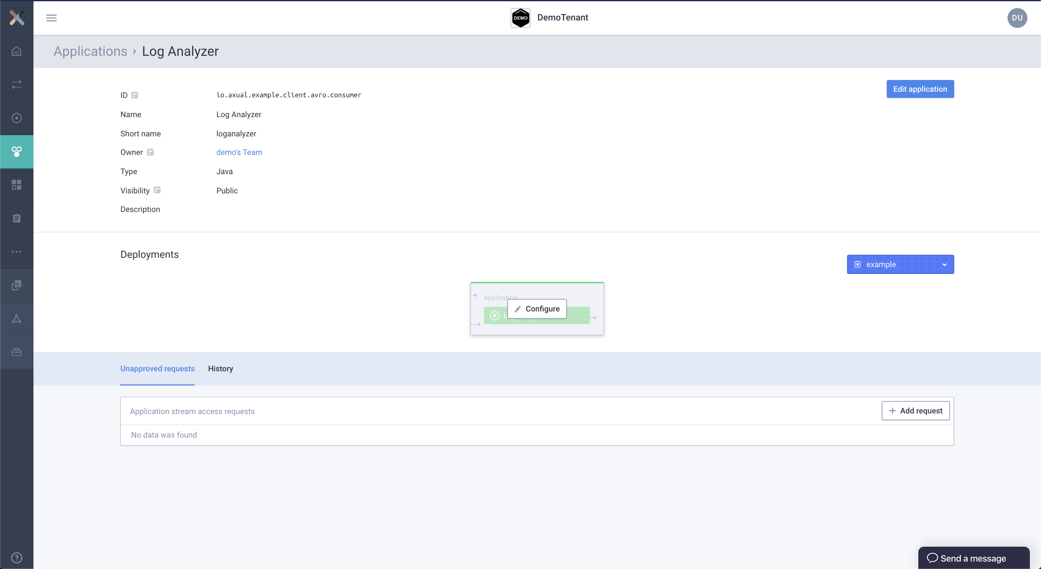 applications log analyzer consumer