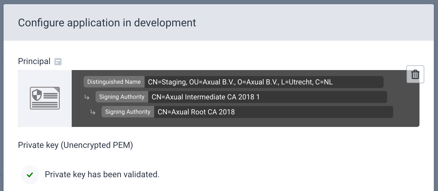 Configuring Connector Application Modal Security