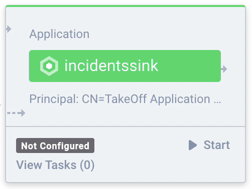 Connector Application Correctly Configured In An Environment