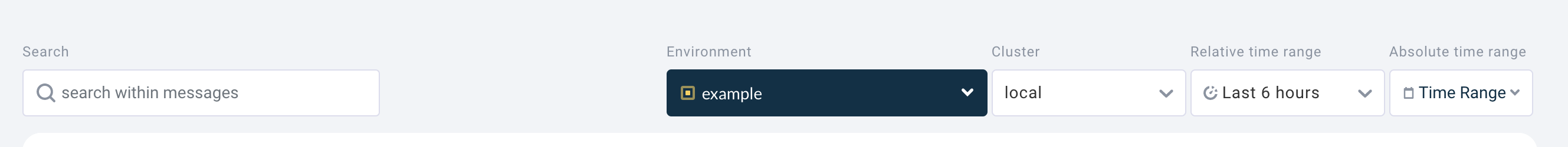 Stream Messages Controls