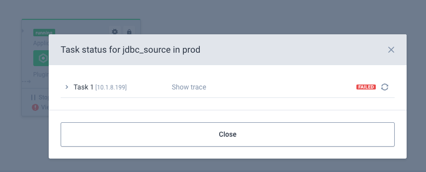 View stack trace