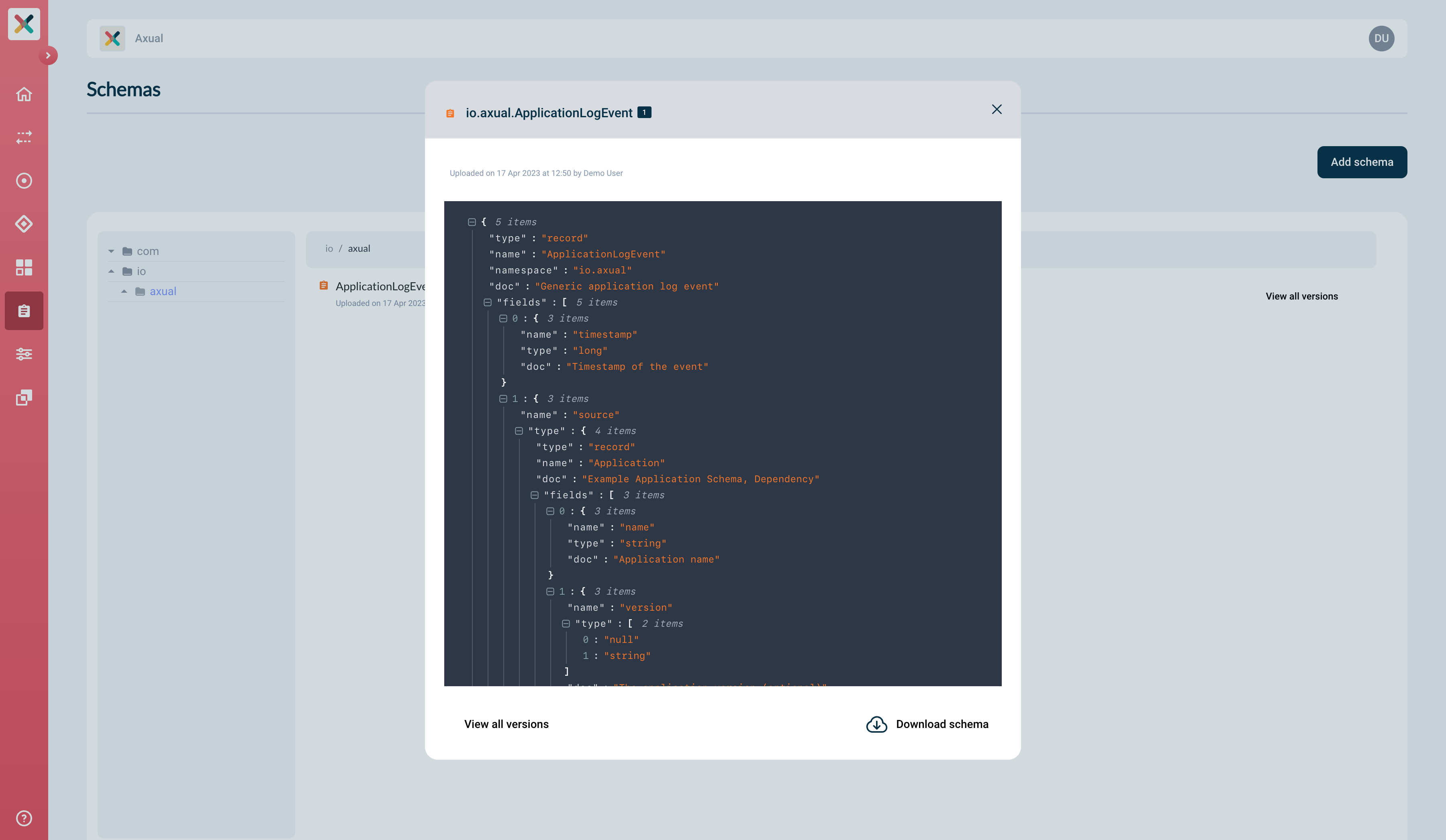 Topic Schema Preview