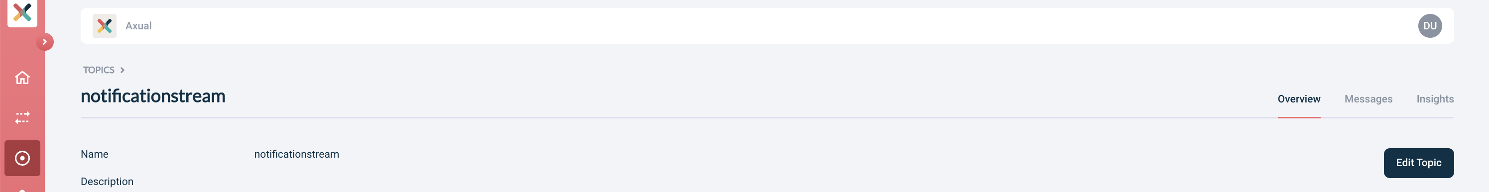 Topic Messages Navigation