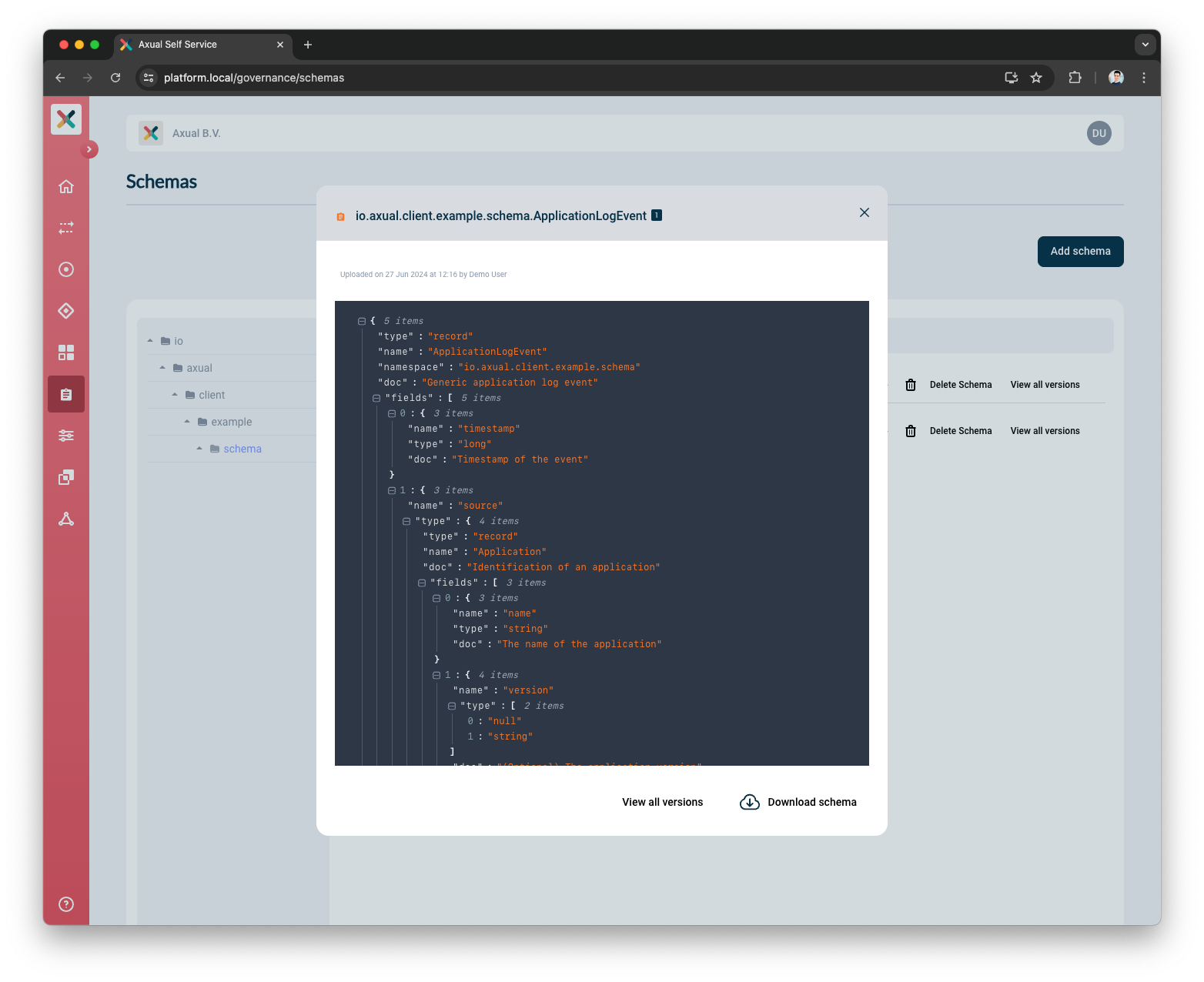 Topic Schema Preview