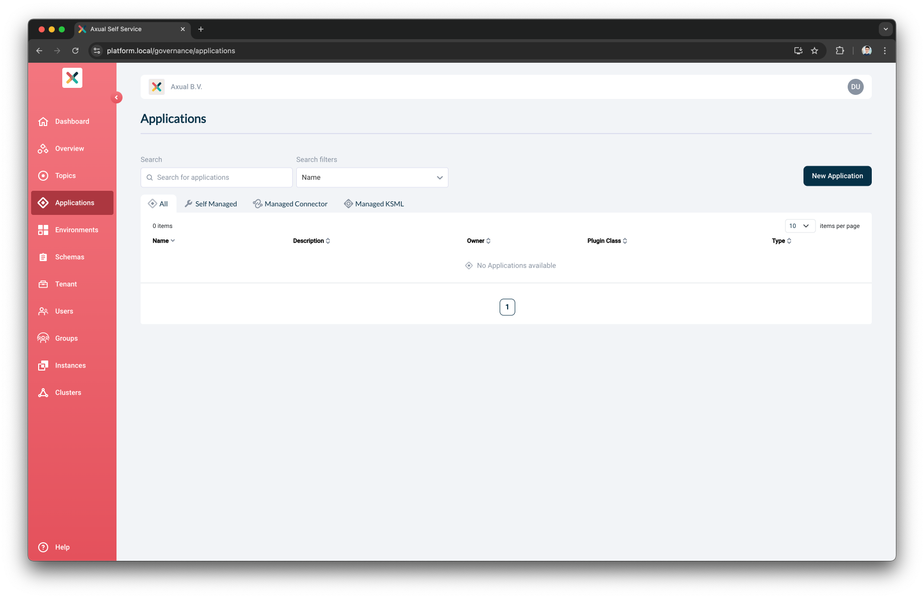 Application overview