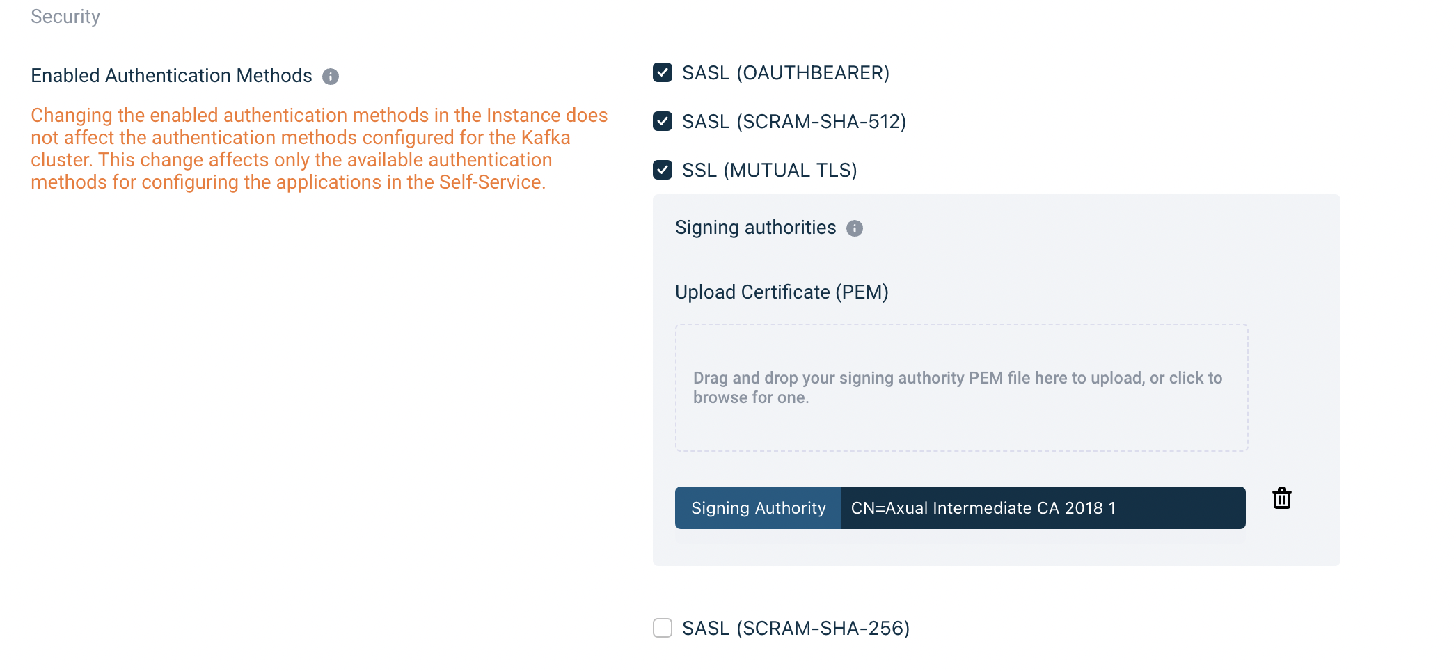 Instance Security
