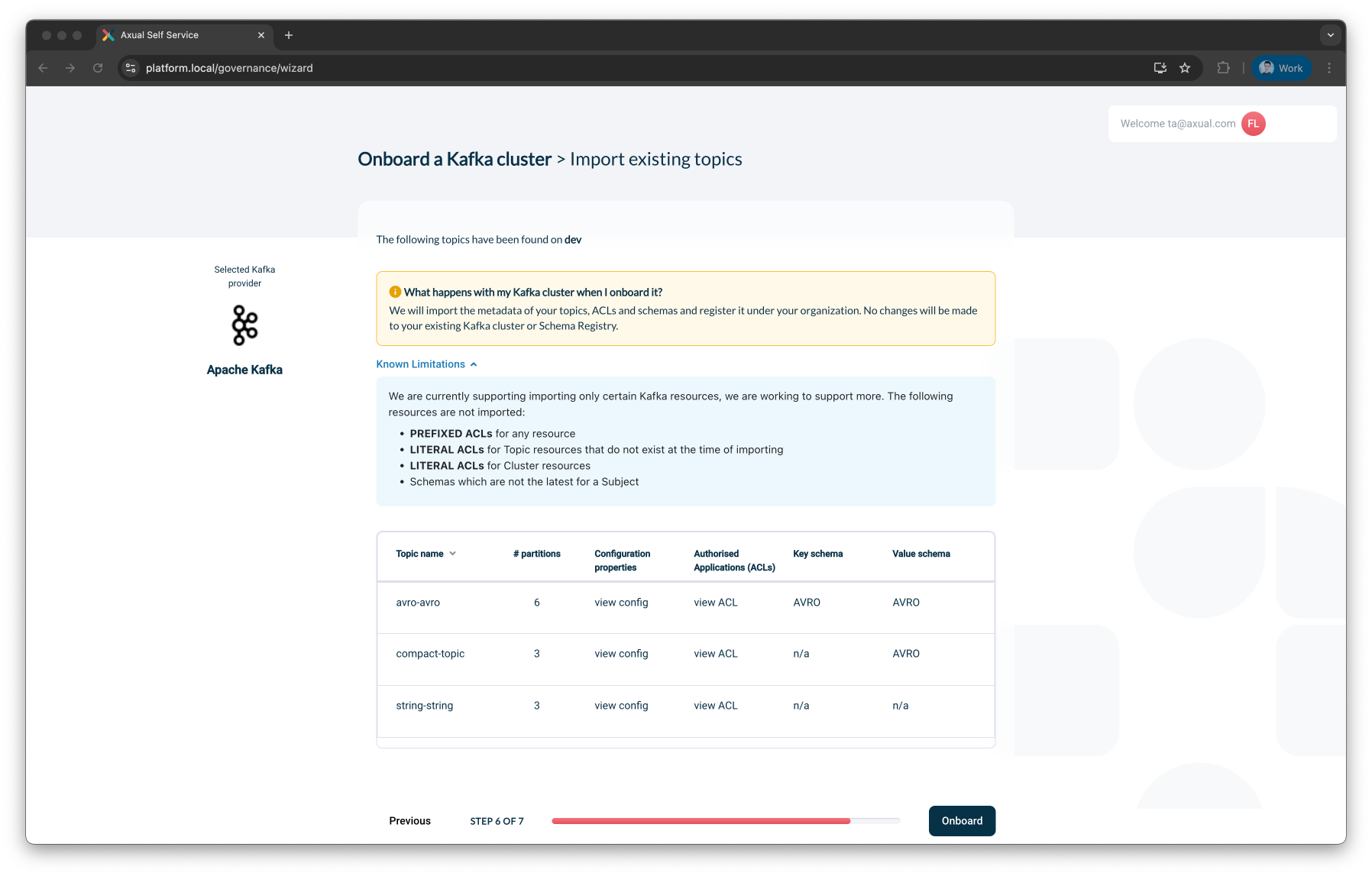 Self-Service Discovered Topics