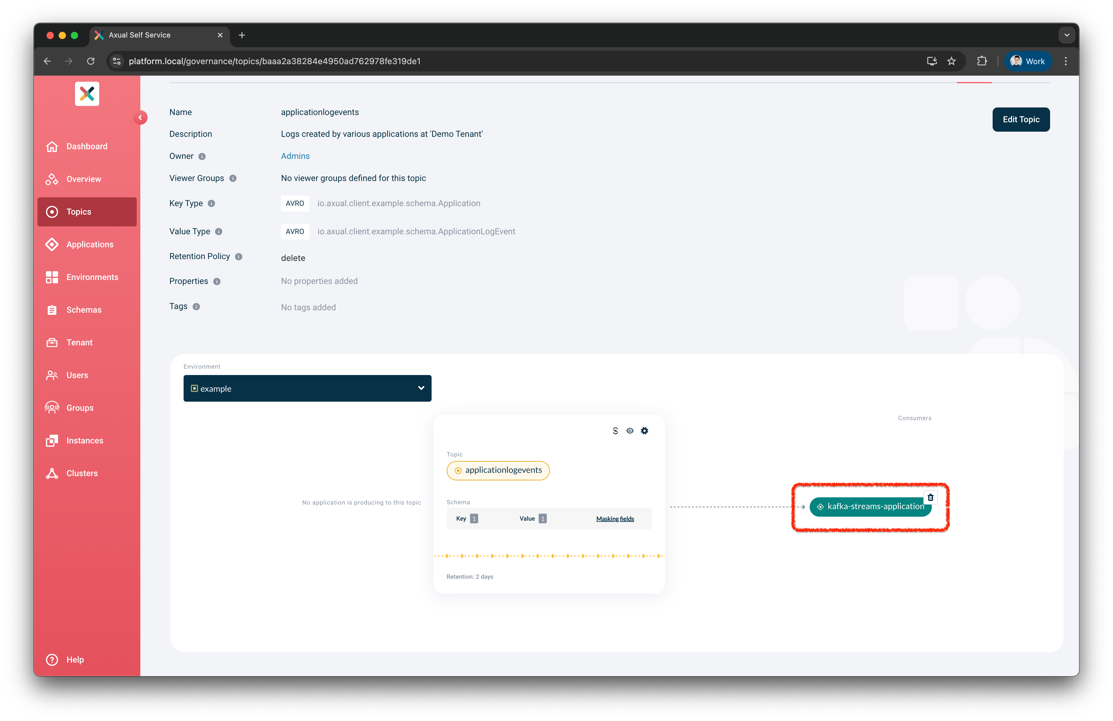 Revoking topic access