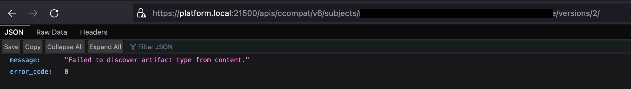 ApicurioAPISchemaError