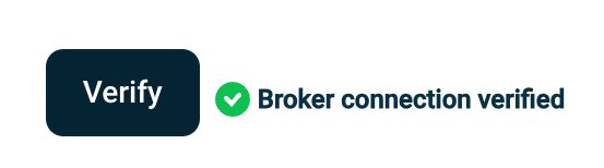Axual Governance - broker connection verified