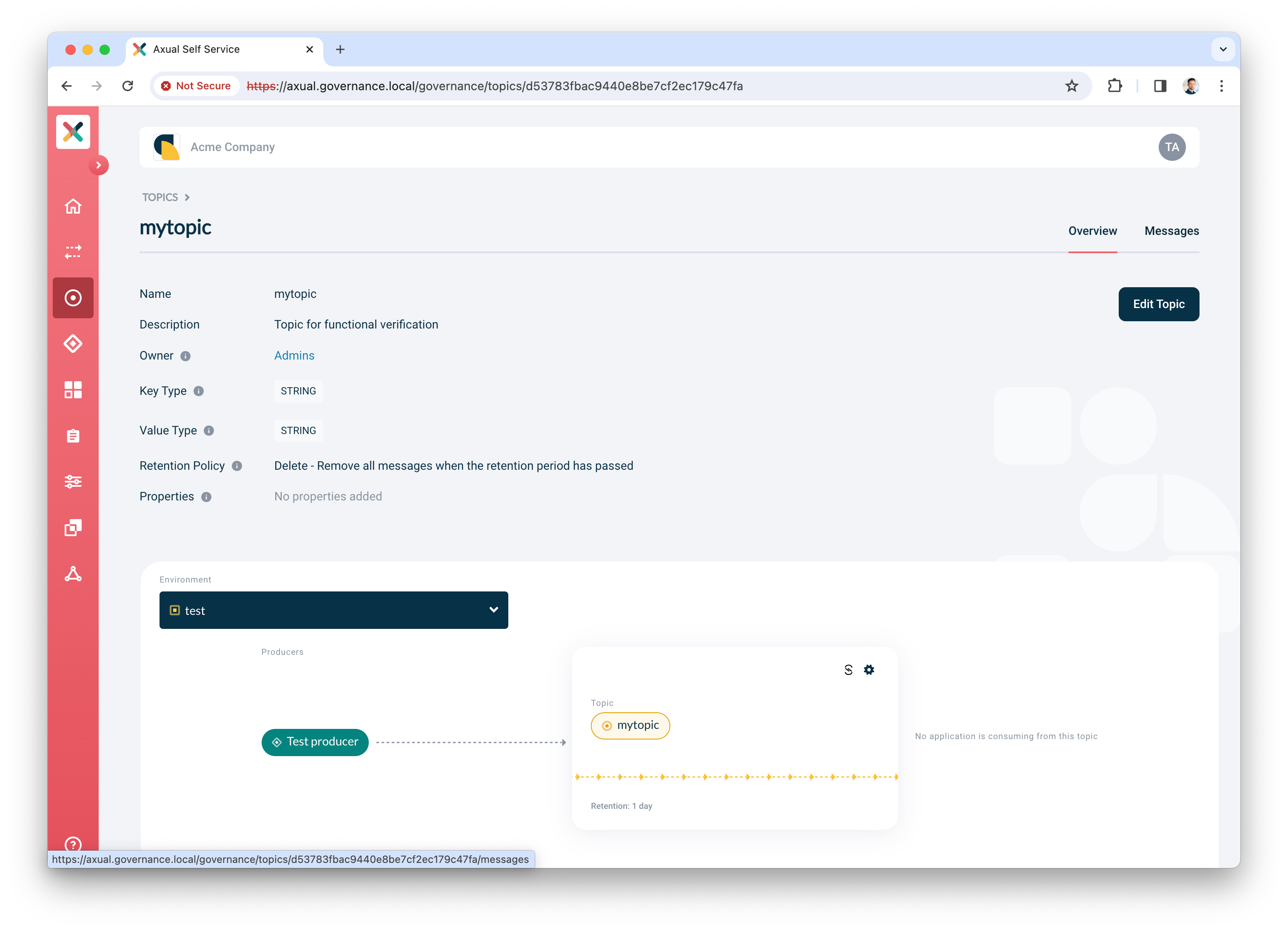 Self-Service - Topic detail page