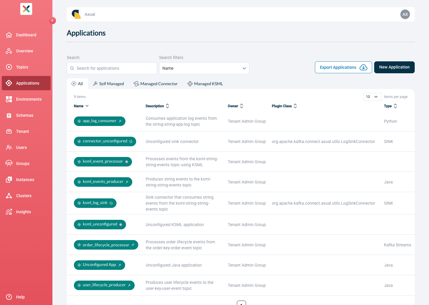 Application overview