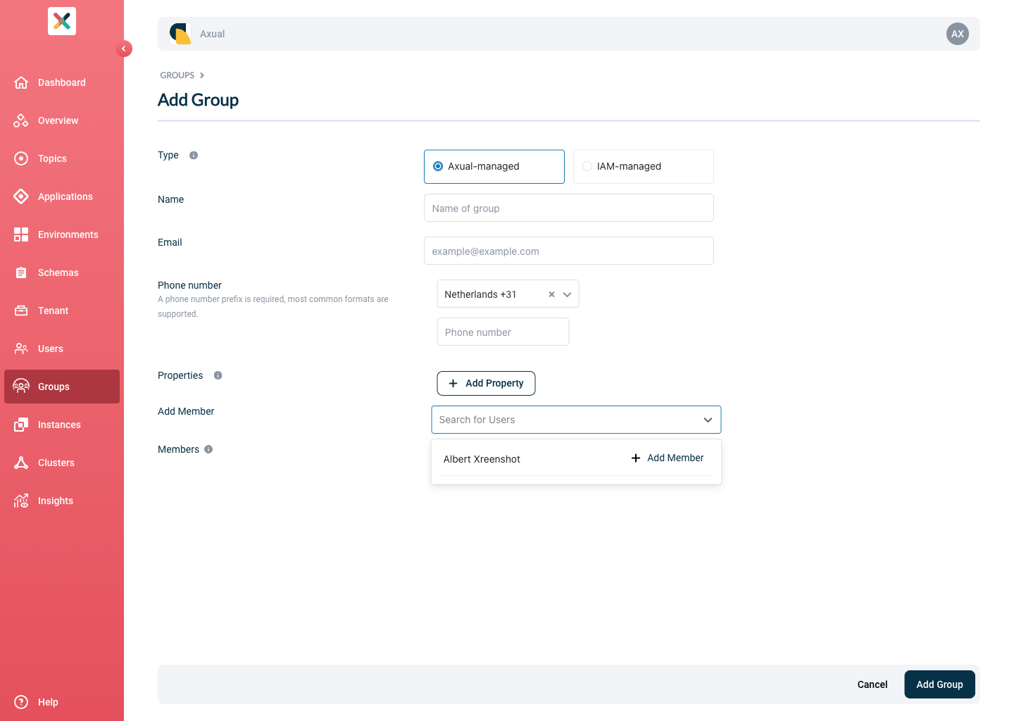 Add user to group