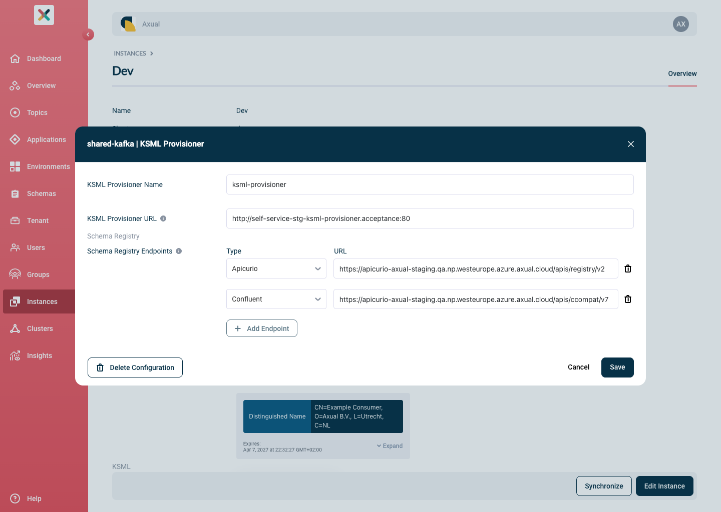 Enable KSML Feature