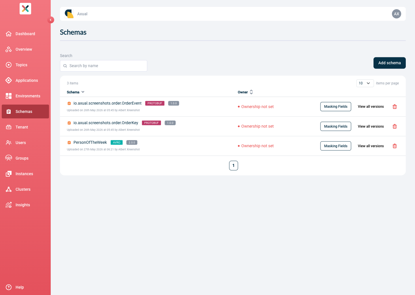 Schema Overview