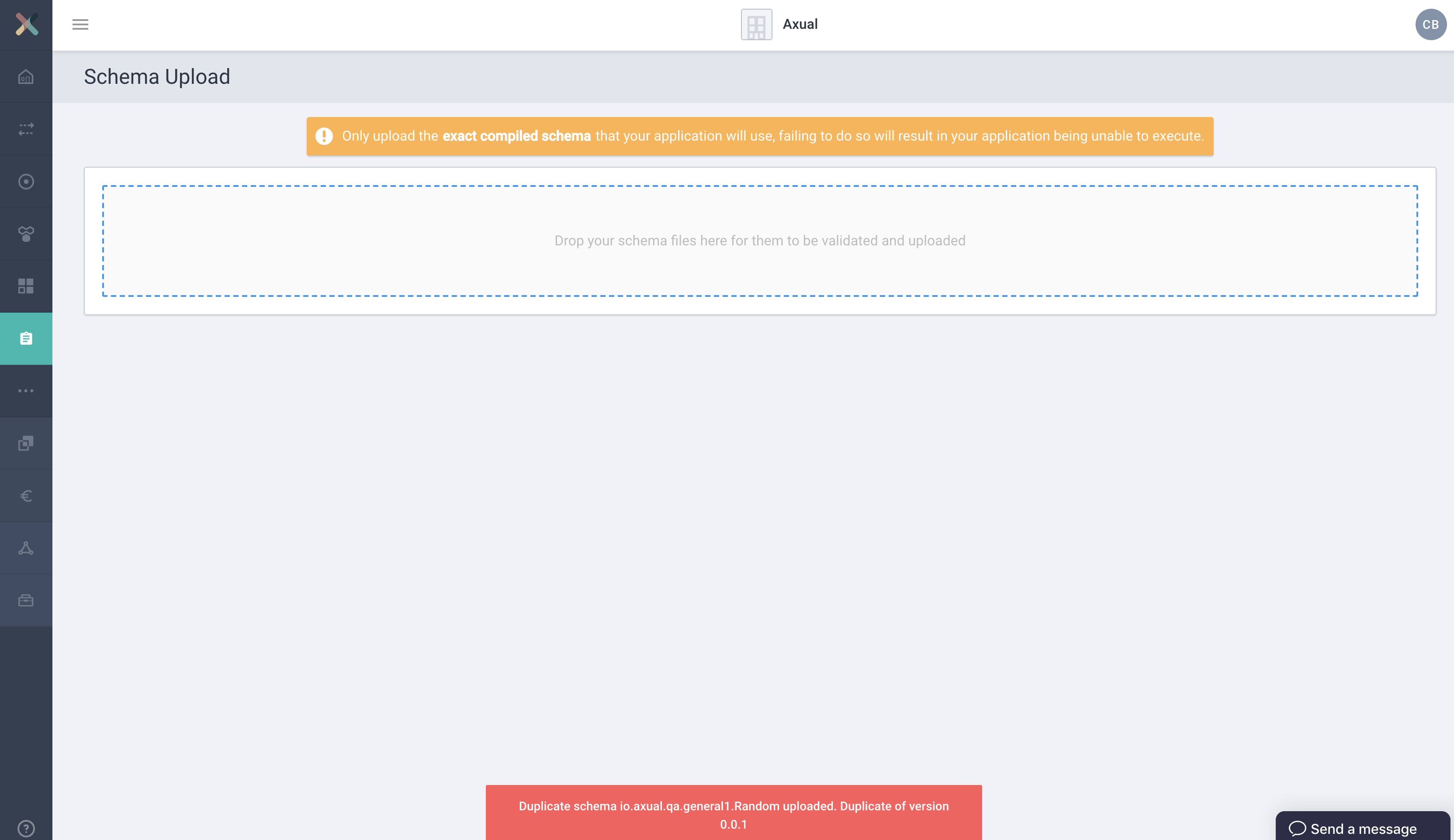 Duplicate schema